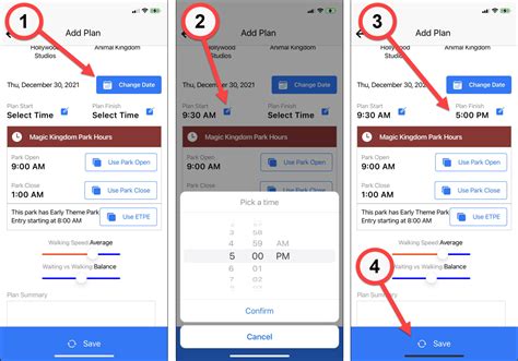 Step By Step Guide Make And Use A Touring Plan In The Lines App