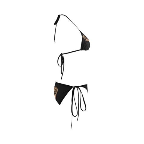 Snake Skin Love Custom Bikini Swimsuit ID D343811