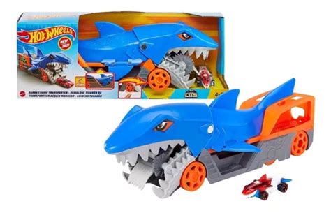 Hot Wheels Pista City Guincho Tubarao E Carrinho Gvg Parcelamento Sem Juros