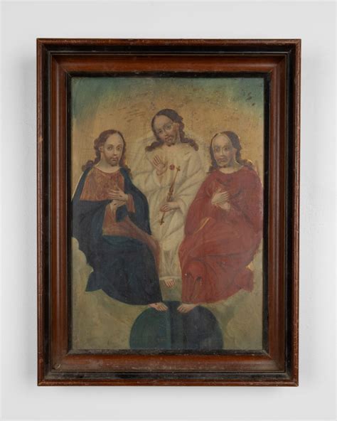 La Santisima Trinidad, The Holy Trinity from the collection of University Art Museum at New ...