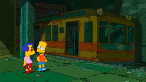 Bart Y Milhouse Encuentran Una Vieja Estacion Los Simpsons Capitulos