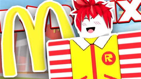 Roblox McDonald's Worker