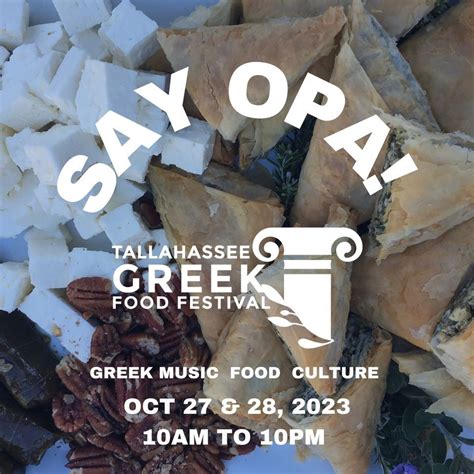 2023 Tallahassee Greek Food Festival Holy Mother Of God Philoptochos Society Of Tallahassee