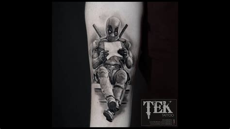 Deadpool Tattoo Black And White : Kredtattoo Deadpool Venom Tattoo ...