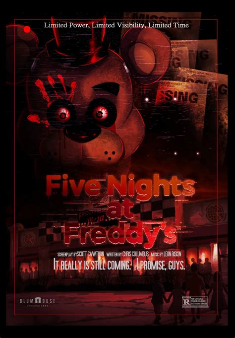 Five Nights At Freddy S Movie FNAF Movie Poster I Made 45 OFF