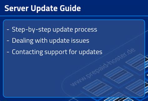 My server has updates! What now? - Prepaid-Hoster FAQ