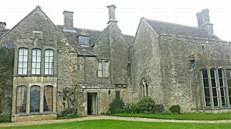 The back of Chavenage House NAMPARA IN POLDARK The house is near Tetbury Gloucestershire England ...