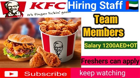 Kfc Hiring Team Members For Dubai Uae Abu Dhabi Easy Selection