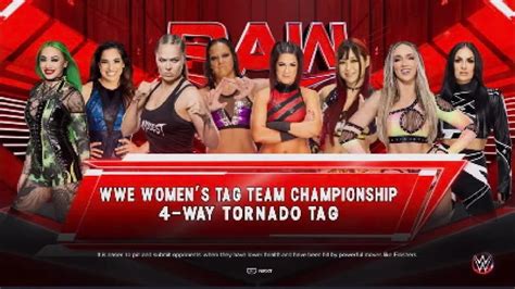 WWE Monday Night Raw WWE Women's Tag Team Championship