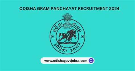 Odisha Gram Panchayat Recruitment 2024 Apply Now For Rs 25k