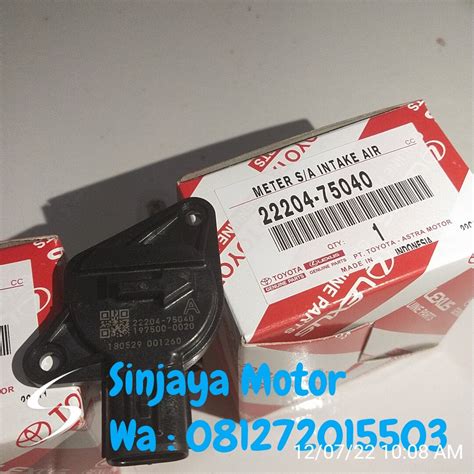 Sensor Air Flow Innova Reborn Bensin Fortuner Vrz Bensin Hilux Revo