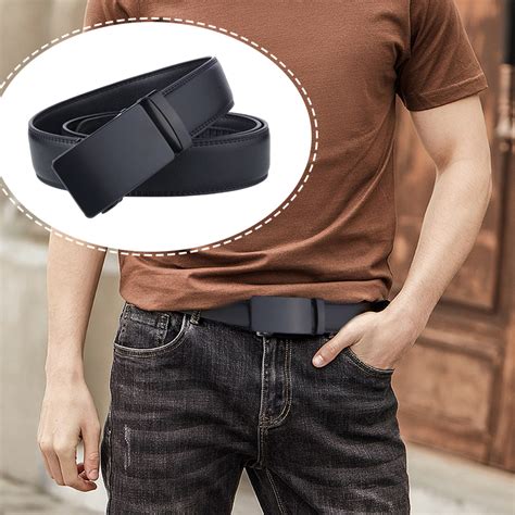 New Year Belt Premium Men Original Buckle Leather Belt Men Formal