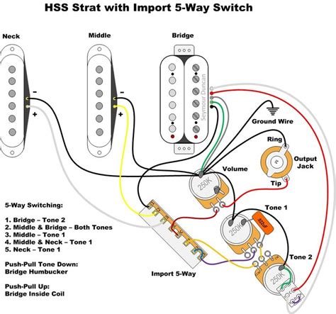 Way Switch Wiring Diagram Guitar Way Toggle Switch Guita