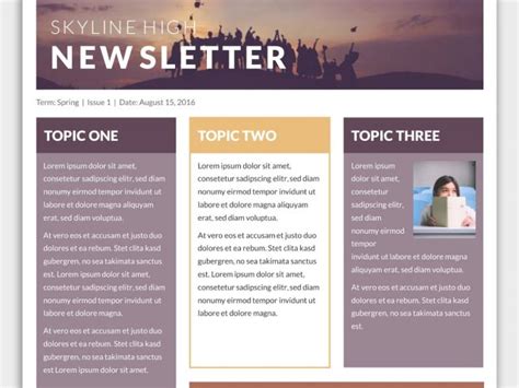 How To Design A Newsletter Template Best Newsletter Design Ideas To