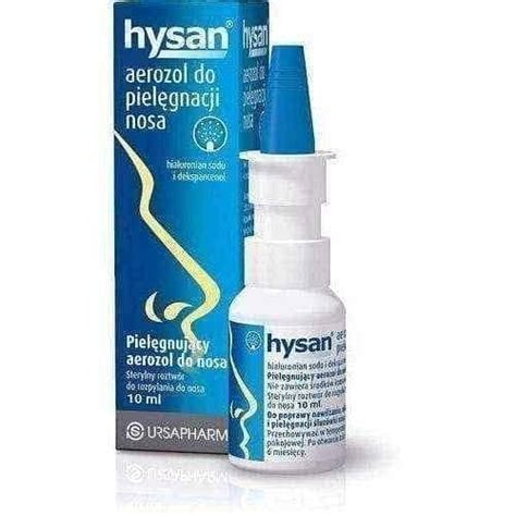 Hysan Nasal Spray Care 10ml Sodium Hyaluronate 2 Dexpanthenol Uk