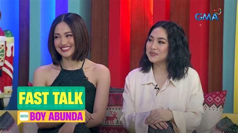 Fast Talk With Boy Abunda Life Songs Nina Julie Anne San Jose At Rita