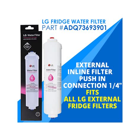 Genuine Lg Replacement Fridge Water Filter Fss Adq For Gs