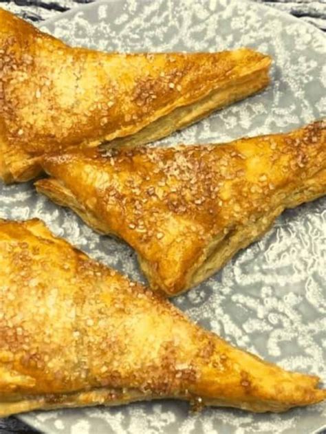 Air Fryer Frozen Fruit Puff Pastries Turnovers Fork To Spoon