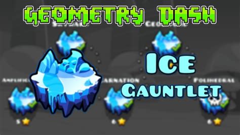 Geometry Dash 2 2 Ice Gauntlet 100 Completado All Coins YouTube