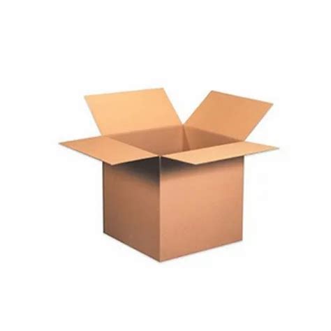 Double Wall Ply Square Cardboard Corrugated Box For Gift Crafts