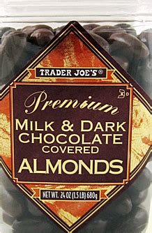 Trader Joe's Milk & Dark Chocolate Covered Almonds Reviews - Trader Joe's Reviews