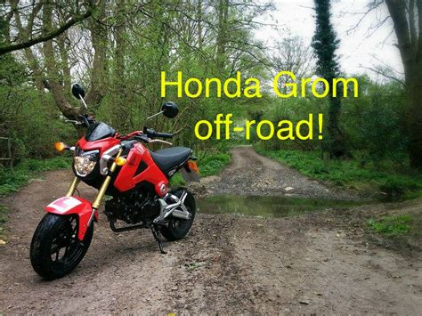 Honda Grommsx125 Off Roading With A Yamaha Dt Youtube