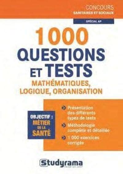 Questions Et Tests Math Matiques Logique Et Organisation Sp Cial