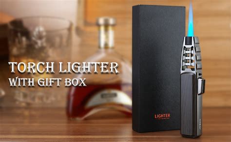 Turbine Torcher Jet Torch Butane Lighter With T Box Solar Beam Torch Jet Flame