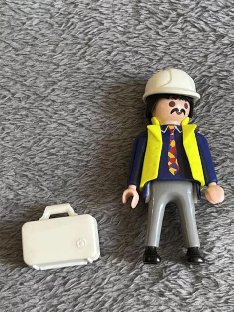 PLAYMOBIL PERSONNAGE Homme Chef De Chantier Du 3260 EUR 3 00