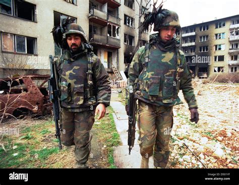 Italian Army Troops In Bosnia As Part Of The United Nations Unprofor