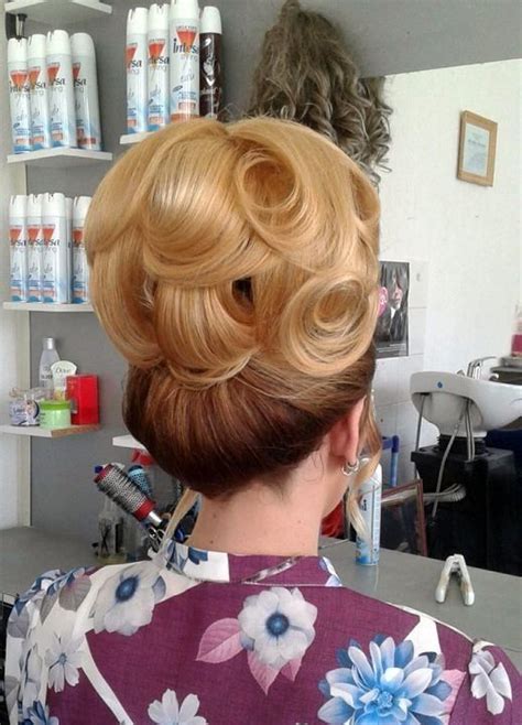 Formal Hairstyles For Long Hair 50s Hairstyles Vintage Hairstyles Big Blonde Hair Big Hair