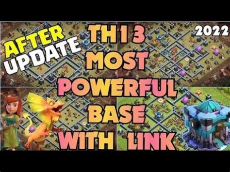 BEST TH13 WAR BASE WITH LINK 2022 TH13 CWL BASE NEW TH13 BASE NEW