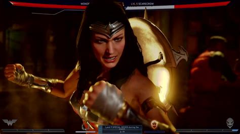 Injustice 2 Wonder Woman Vs Scarecrow Youtube