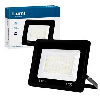 Kit Refletor Led W Prova D Gua Ip Bivolt Lumin Ria Holofote Lumi