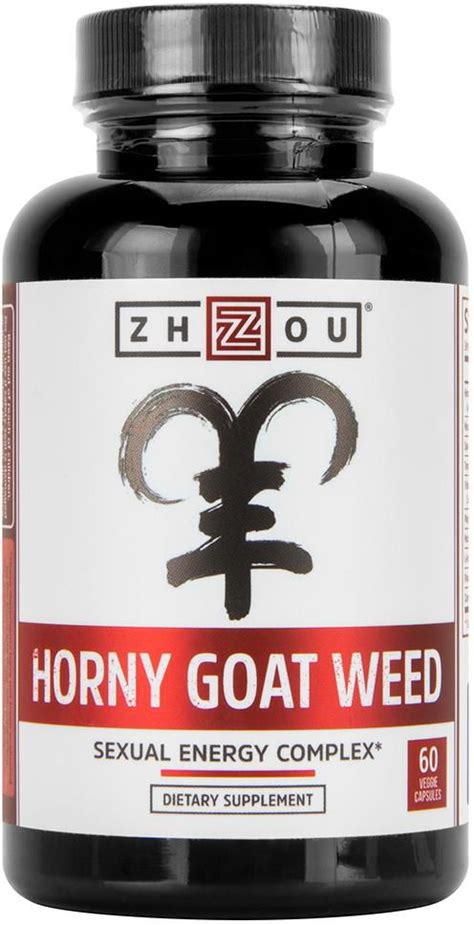 HORNY GOAT WEED Sexual Energy Complex 60 Vegetarian Capsules Price