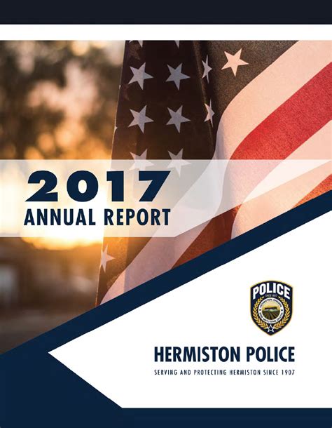 2017 Hermiston Police Department Annual Report Hermiston Or