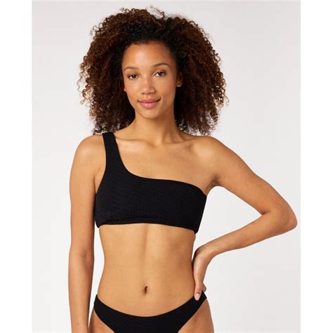 Rip Curl Custom Rib Haut de bikini bandeau à bretelle