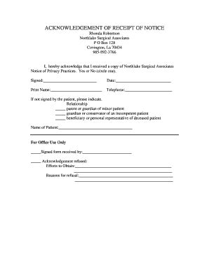 Fillable Online Northlake Surgical Associates Fax Email Print Pdffiller