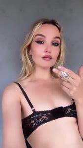 INSTA VID RG Chloe Fineman Cleavage And Lingerie In Movie Audition Parody