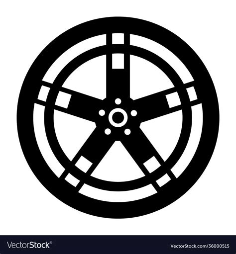 Car tyre Royalty Free Vector Image - VectorStock