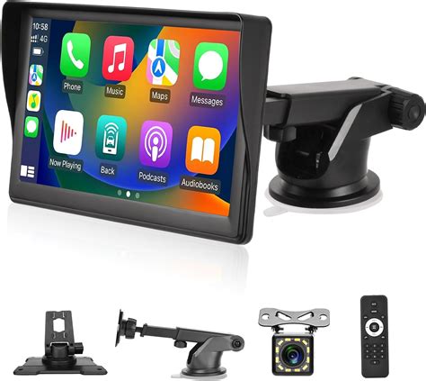 Podofo Autoradio Portatile Con Apple Carplay Wireless E Android Auto