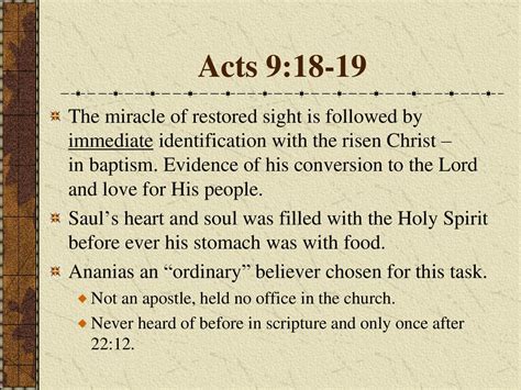 Book Of Acts Chapter 9 Theme Conversion Of Saul And Ppt Download