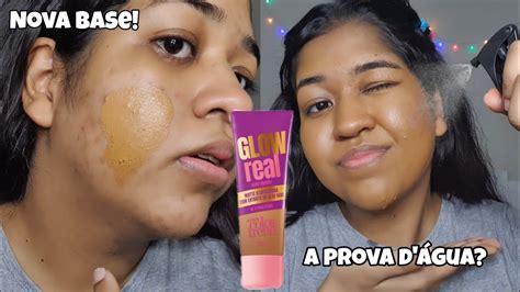 RESENHA BASE GLOW REAL AVON LANÇAMENTO BABADO cor 340q YouTube