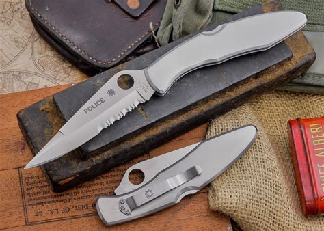 Обзор SPYDERCO POLICE. Коллекция складных ножей с замком Back-Lock, с ...