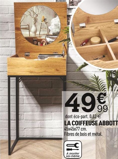 Promo La Coiffeuse Abbott Chez Centrakor