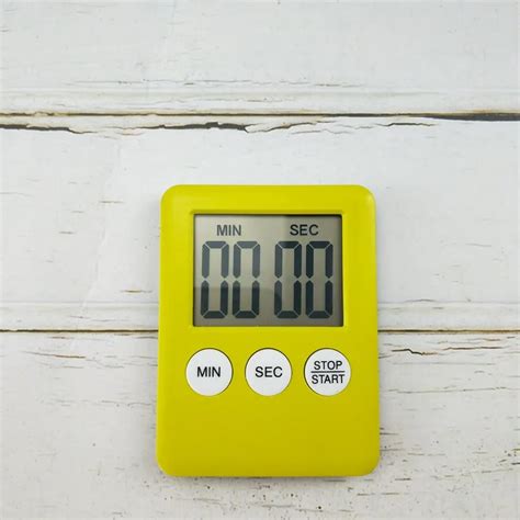 LCD Digitaler Küchentimer mit Magnet mechanischer Countdown Timer für