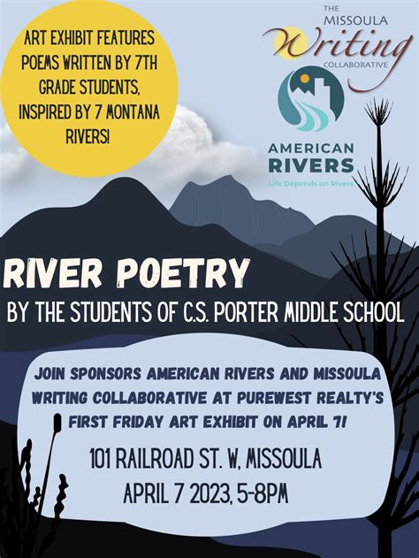 Poetry Month 2023 - Missoula Writing Collaborative