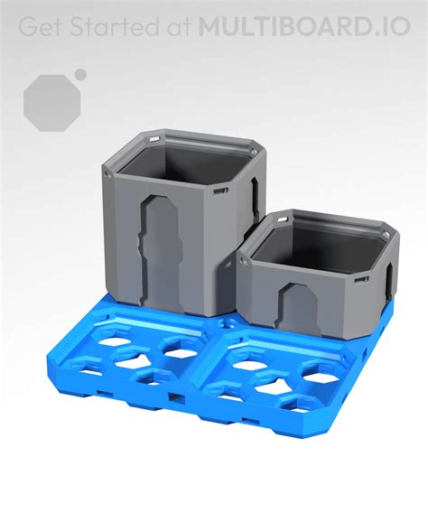 2x2 Multibin Base Plate 3d Model By Multiboard On Thangs