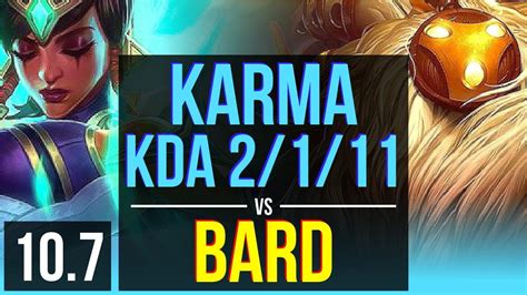 Karma Ezreal Vs Bard Xayah Support Kda Na Challenger