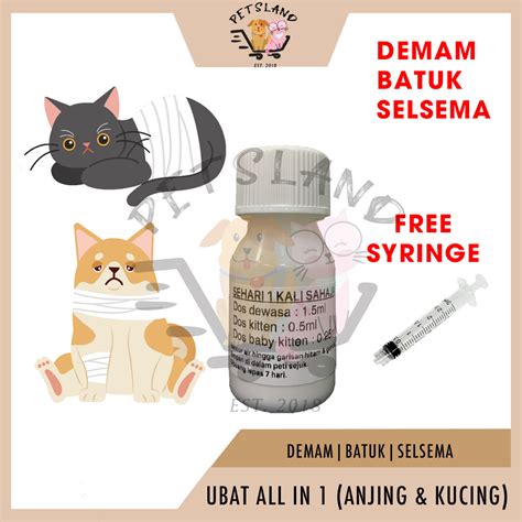 Ubat Selsema Kucing Di Farmasi